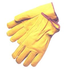 GLOVE  PIGSKIN GRAIN;UNLINED SZ LARGE 120 CS - Latex, Supported